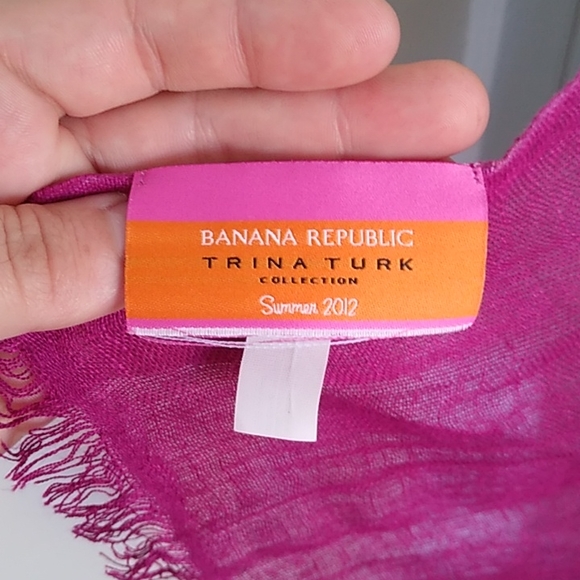 TRINA TURK for BANANA REPUBLIC psychedelic scarf - Picture 3 of 6